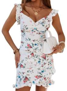 Nuevo Vestido Floral de Verano sin Mangas con Cuello en V para Mujer - Product Image 5