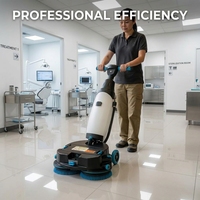 Nettoyeur automatique CleanHorse K4 pour les établissements de santé et les cliniques dentaires, laveur de sols automatique sanitaire