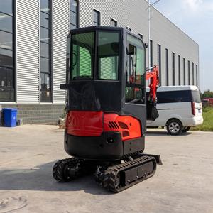 Mini excavadora compacta CE EPA Euro 5, venta al por mayor, 1,2 toneladas, 1,8 T, 2 T, precio con cubo, China - Product Image 4
