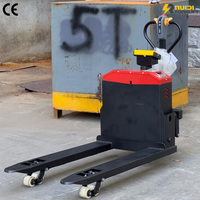 Chariot élévateur électrique 2 tonnes de haute qualité avec vérin hydraulique, moteur électrique, batterie au plomb-acide et pneus pleins