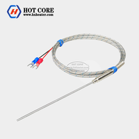L'usine fournit des thermocouples de type J K, des sondes en acier inoxydable et des capteurs de température PT100.