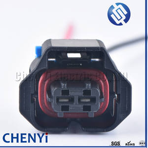 ขั้วต่อหัวฉีดน้ำมันเชื้อเพลิงกันน้ำสำหรับยานยนต์เพศหญิง2ขาปลั๊กเซ็นเซอร์ชุดสายไฟหางเปีย15397337 - Product Image 5