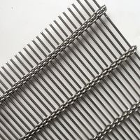 Maille architecturale en acier inoxydable câblée et à barres pour façades de parkings, écrans de cages d'escalier et ombrage solaire