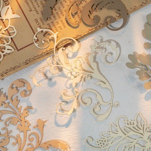 สมุดโน้ตซีรีส์ดรีม ลายดอกไม้ แบบเจาะรู สำหรับตกแต่ง DIY จำนวน 20 ชิ้น/แพ็ค แบบแผ่นหลวม - Product Image 3