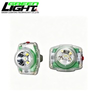 Lampada da Miniera Senza Fili GLC-6M 23000Lux, Torcia Frontale LED Ricaricabile per Minatori, Luce per Elmetto IP68 Impermeabile per Miniere Sotterranee