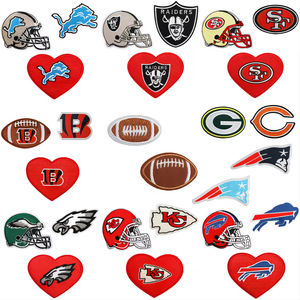 Venta caliente <span class=keywords><strong>NFL</strong></span> Football Team LOGO Chiefs Iron on Patches Sport Club Kansas City Chiefs Parches para sombrero - Product Image 2