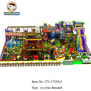 Jungle Dinosaur Theme Park Plastic <b>Slide</b> Kids Play Area <b>Indoor</b> Playground Equipment - Product Image 5