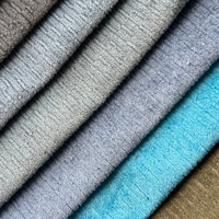 714 # Tissu d'ameublement en velours pas cher, tissu en velours bleu marine, tissu en velours brossé pour canapé marocain