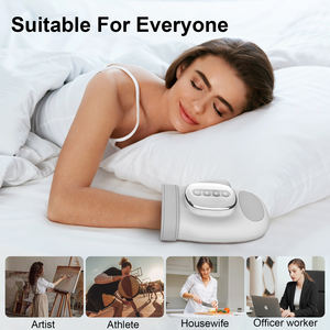 Masajeador de Manos Eléctrico Inalámbrico con Logotipo Personalizado, Vibrador de Presión de Aire 3D, Dispositivo de Masaje de Dedos con Calor, Compresa Caliente con Bolsa de Aire, OEM - Product Image 1