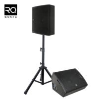 RQSONIC AM15D3 Haut-parleur actif professionnel DSP en bois de style nouveau 15 pouces, moniteur de scène de studio