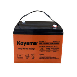 Batería AGM de ciclo profundo de alta capacidad <span class=keywords><strong>6V</strong></span> 420Ah para uso pesado Ácido de plomo de larga duración con rejillas gruesas 380Ah 330Ah <span class=keywords><strong>250Ah</strong></span> - Product Image 5