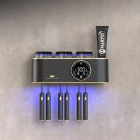 Großhandel Intelligenter UV-Zahnbürsten-Sterilisator Wandmontiert USB-Aufladung Trocknender Elektrischer Zahnbürsten-Sterilisator