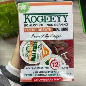 Lot de 20 flacons de bain de bouche liquide format voyage 15 ml – Formule douce, usage unique, jetable, pour après les repas et au bureau - Product Image 1