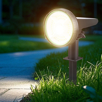Projecteurs solaires d'extérieur étanches en gros, 55 LED, avec éclairage puissant pour aménagement paysager, jardins, cours et arbres