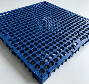 Gazon artificiel pour terrasse Plaza, pelouse synthétique, système de drainage des eaux excessives, plaque cellulaire avec rapport de test ASTM - Product Image 4