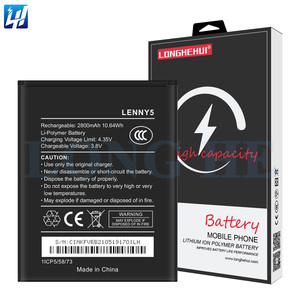 Batterie de télé<span class=keywords><strong>phone</strong></span> portable intelligente Lenny 5 3.8V 2800mAh pour <span class=keywords><strong>Wiko</strong></span> Lenny 5 Remplacement de la batterie du télé<span class=keywords><strong>phone</strong></span> - Product Image 3