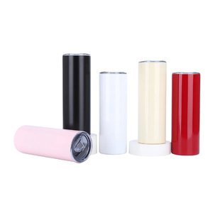 Vaso Térmico Delgado de Acero Inoxidable de 20oz <span class=keywords><strong>con</strong></span> Tapa y Popote, Doble Pared, Antiderrames, para Viajes y Uso Diario - Product Image 1