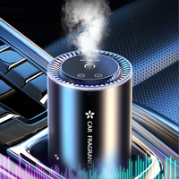Diffuseur de parfum portable de haute qualité pour voiture, lumière colorée, diffuseur d'huiles essentielles intelligent, nébuliseur d'arômes pour voiture