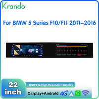 Radio de coche Android 13 con pantalla Dual de 22 pulgadas para BMW 5 Series F10 F11 2011-2016 unidad principal de navegación estéreo GPS para coche CarPlay Auto 4G