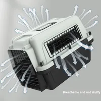 Cage de transport pour animaux de compagnie conforme à la réglementation IATA, approuvée par les compagnies aériennes, en coque rigide, pour chiens et chats, avec roues, fabricant de cages de voyage internationales