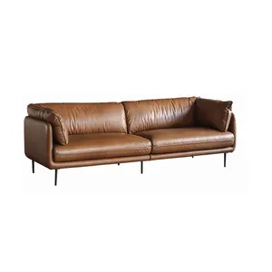 Europese Stijl Custom Modulaire Sectionele Sofa Lobby Combinatie Woonkamer Lederen Sofa Moderne