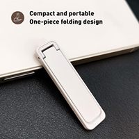 Support de bureau magnétique pliable portable en ABS, universel, avec autocollants adhésifs, support pour téléphone multicolore, robuste