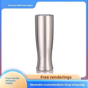Vente chaude à l'export : Tasse à bière allemande en acier inoxydable 304, 30 oz, double paroi sous vide, grande capacité, portable, pour usage extérieur - Product Image 2