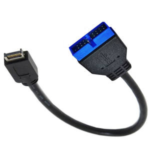 Cabezal de panel frontal USB 3,1 a USB 3,0 Cable de extensión de encabezado de 20 pines 30cm para placa base <span class=keywords><strong>ASUS</strong></span> - Product Image 5