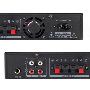 2 canales mini amplificador de potencia con micrófono Puerto PARA karaoke familiar - Product Image 4