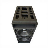 RRS18 Double Subwoofer 18'' Étanche pour Extérieur, Équipement Audio Professionnel DJ, Puissance de Sortie 1200W, 4-8 ohms, Boîtier en Bois 18 Pouces