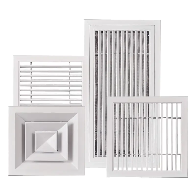 Air Hvac Radiator Voor Home Vent Cover Hoofd Dak Ventilator Grill Aluminium Lenear