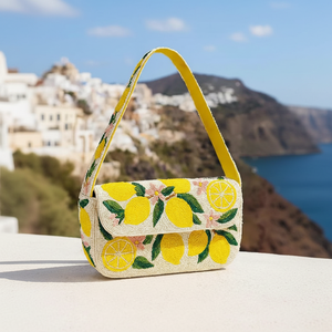 Sac à perles géométriques avec ceinture améliorée - Product Image 1