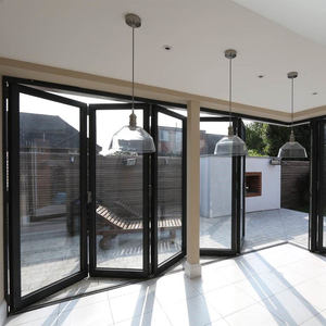 D-TOP SHENZHEN 2023 porte interne esterne porta a soffietto in alluminio ultra sottile porta a soffietto in alluminio per casa - Product Image 4