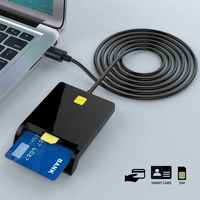 Lector de tarjetas sim, dispositivo de pago con chip de identificación IC, usb, inteligente