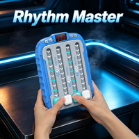 Jouet de jeu électronique portable personnalisé Rhythm Master, fabriqué en usine (OEM), avec musique et lumières, jouet de décompression à pression
