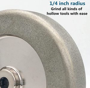 Gouges de meulage CBN 4 en 1 revêtues plaquées électrolytiques de 8 "pour sculpter les outils de <span class=keywords><strong>tour</strong></span> à <span class=keywords><strong>bois</strong></span> en carbure de <span class=keywords><strong>bois</strong></span> - Product Image 4
