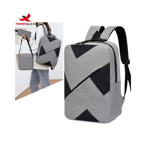 New Style Business <b>Computer</b> Day Pack 3 in 1 Set Laptop <b>Backpack</b> with USB Charging Port - Product Image 2