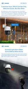 Caméra IP de surveillance Wi-Fi N96-X3 3MP CMOS Starlight Pan Tilt avec vision nocturne couleur, <span class=keywords><strong>suivi</strong></span> humain, audio bidirectionnel, prise en charge du NVR - Product Image 6