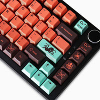 Personality GMK Copper Keycaps Pbt 134 Keys Dye-Sub Cherry Profile Keycap for 61/87/104/108 Mx Switch Mechanical Keyboard