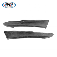 Véritable carbone sec haut ajustement sans écart pare-chocs avant séparateur lèvre avant volets pour BMW E90 335i LCI M Tech 09-12