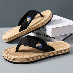 CASHBEBEAR Men's <b>Flip</b> <b>Flops</b> <b>Soft</b> Sole Non Slip Webbing Straps Summer Sandals Adult Size 40-45 - Product Image 1