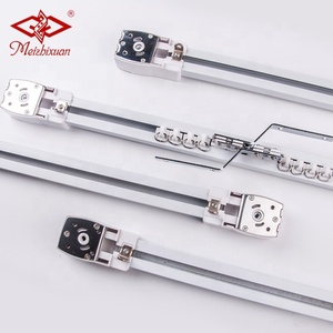 Iksun Tùy Chỉnh Hình Dạng Nhôm Bệnh Viện Động Cơ Điện Rèm Đường Sắt Theo Dõi - Product Image 2