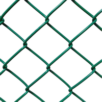 Malla de Alambre Recubierta de PVC, Calibre 2.0-4.0mm, Agujero de Diamante 50*50mm, Resistente a los Rayos UV y al Envejecimiento, para Cercas de Jardín y Patio