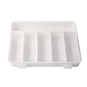 29501 Stackable Storage Box With 6 Compartment Storage For Beads Findings And Small Craft Tools