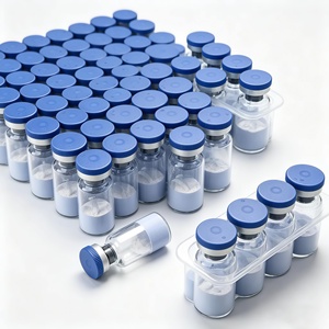 Péptido de Cobre GHK-Cu Liofilizado en Polvo, 99% de Pureza, Color Azul, Materia Prima Cosmética para el Cuidado de la Piel, Envase de Vidrio 2 en 1 Seguro - Product Image 6
