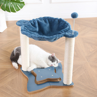 Meilleures ventes : Arbre à chat en bois moderne personnalisable en usine avec hamac
