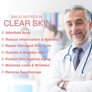 ส่วนผสมซ่อมแซมความเสียหายจากแสงแดดคอลลาเจนทำจากซิงค์กัมมันต์สำหรับผิวที่เสียหายจากโรงงาน - Product Image 3