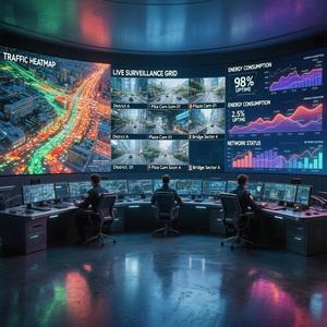 Jode trong nhà <span class=keywords><strong>video</strong></span> Panel tường P1.9-P3.91 LED hiển thị cố định quảng cáo cao làm mới cho giám sát phòng - Product Image 1