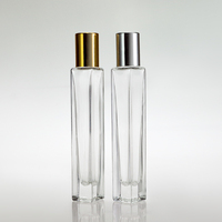 1/3 oz 10 ml 10 ml Cylindre Rectangulaire Mur Lourd Fond Épais Huile Essentielle Parfum Rouleau Bouteilles pour Déodorant Rouleau sur Bouteille
