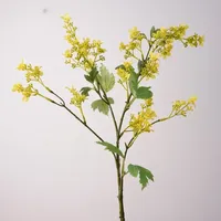 Petite composition florale artificielle de marguerites en soie pour arrière-plan de mariage, décoration intérieure, baby shower et aménagement de fête